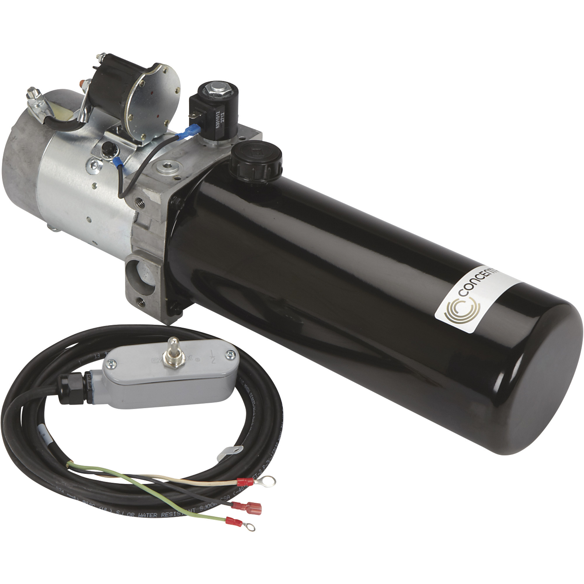 Concentric 12 Volt DC Power Unit, Solenoid Operation, Single-Acting, Model# 1261014